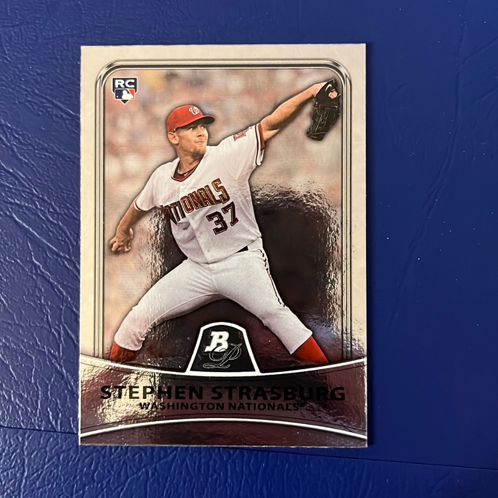 Topps Platinum Stephen Strasburg rookie card